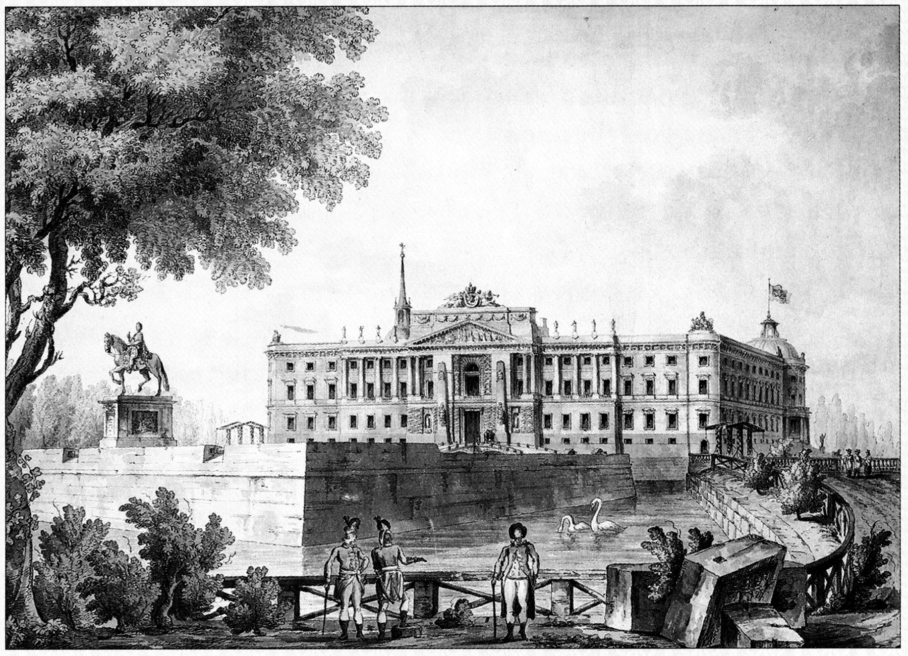 St.Mic.Castle watercolor 1801